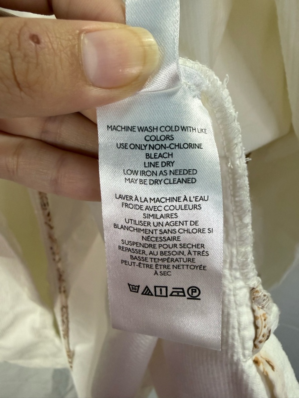 Pilcro Corduroy Blazer Jacket Cream Button Front Utility Jacket S - Picture 5 of 6
